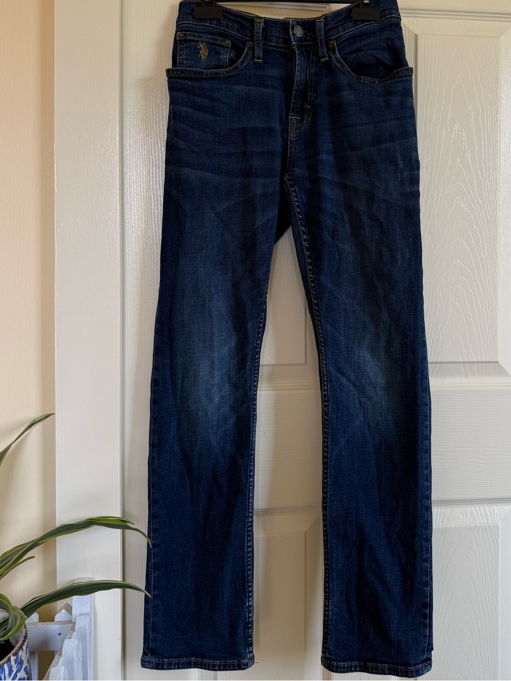 Y2K U.S. Polo Assn. Women’s Straight Leg Jeans - Dark Wash